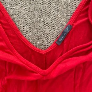 Red dress
